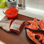 Охлажденная форель из Осетии на следующий день после вылова прямо из форелевого хозяйства