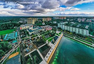 Краснознаменск с высоты