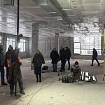 Глава города посетил строительство образовательного центра