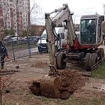 Прорыв магистрального водопровода устранён