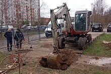 Прорыв магистрального водопровода устранён