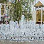 Сегодня состоялся официальный запуск «Фонтана детства» возле ЦРТДЮ