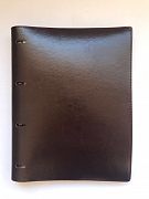 Тетрадь в кожаной обложке формат А-4 200 листов