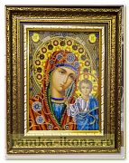 Икона вышитая бисером 