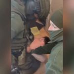 Момент задержания  жителя Краснознаменска