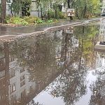 С новым асфальтом потопы на проспект Мира 3 никуда не делись