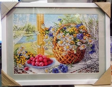 Вышивка крестом "Ромашка"