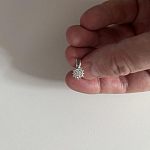 Утеряна сережка из белого золота