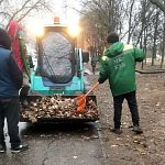 Выезд уборочной техники в утренний "час пик"