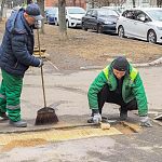 Замена тактильной плитки на ул. Краснознамённая