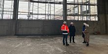 Владимир Пирогов посетил строительство образовательного центра на ул. Связистов