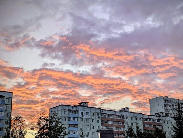 Розовые облака