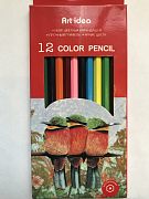 Цветные карандаши Art idea 12 цветов
