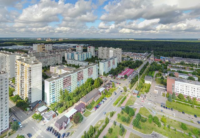 Краснознаменск с высоты