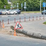 Расширение поворота на пересечении дорог ул. Октябрьская и ул. Строителей