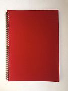 Тетрадь формат А-4 цвет красный 80 листов