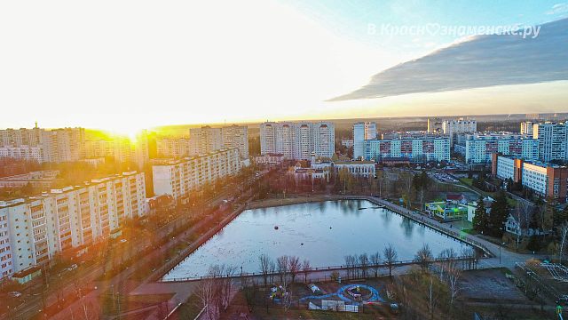 Ретро городское озеро