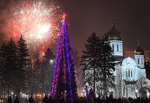 Краснознаменск гуляет! С Новым Годом!