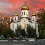 Закат 2 октября — Краснознаменск
