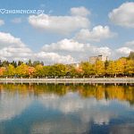 Осенние краски на Городском озере до его реставрации — Краснознаменск