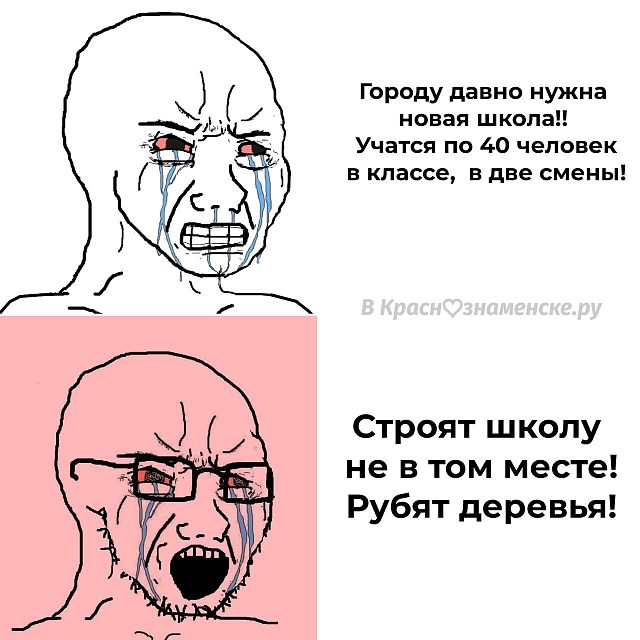 Школа VS Деревья