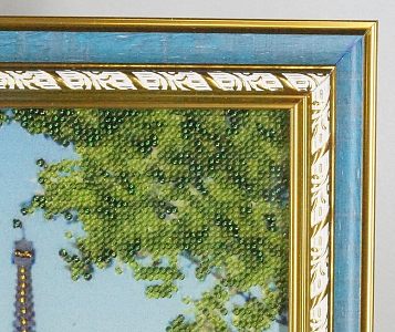 Эйфель вышивка бисенром