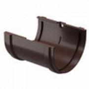 Соединитель желоба Docke Premium пластиковый d120мм (шоколад/каштан/гранат/пломбир)