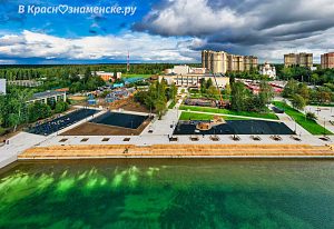 Краснознаменск с высоты