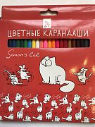 Цветные карандаши Simon's Cat 24 цвета