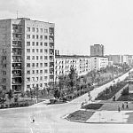 «История города» - панорамные снимки Краснознаменска разных лет.