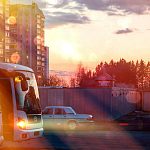 Схема временного движения автобусов с 17 по 28 августа