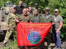 Представители Краснознаменского и Можайского отделений ветеранов «БОЕВОЕ БРАТСТВО» посетили подразделения военнослужащих в зоне  СВО 