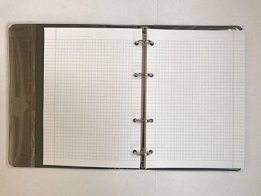 Тетрадь Tweed с кольцевым механизмом,сменными блоками формат А-5 120 листов