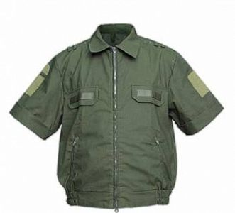 Офисная рубашка короткий рукав