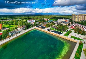 Краснознаменск с высоты