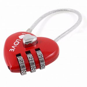 Замок кодовый Сердце