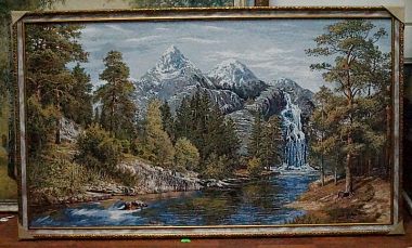 Лучезарная синева б (127Х74), 3318-A-MP2, 4-гранник