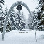 Сквер им. Титова в разные периоды — красоты любой погоды