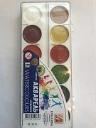 Акварель медовая 36 цветов