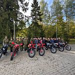 При поддержке жителей города Краснознаменск были приобретены современные и надёжные кроссовые мотоциклы
