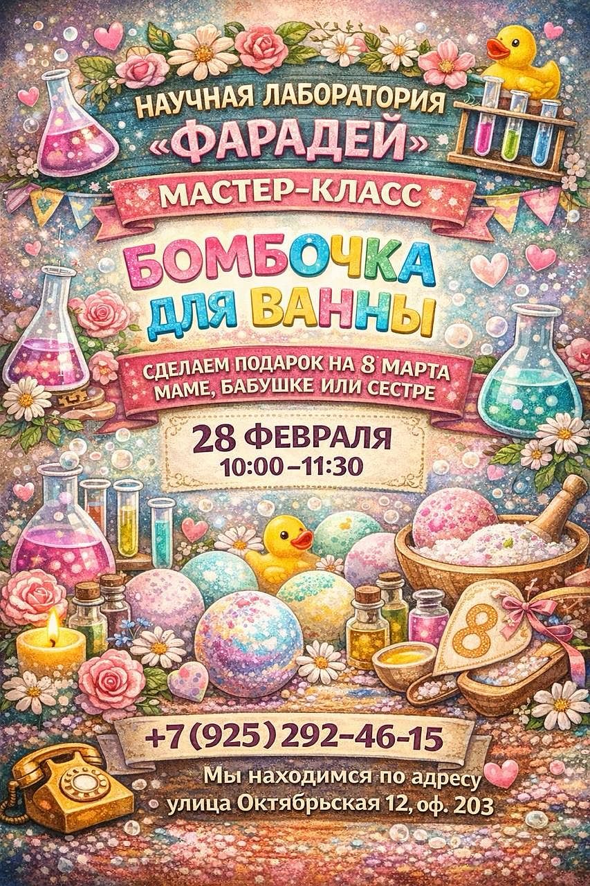 Мастер-класс «Бомбочка для ванны»
