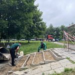 Наконец-то начался ремонт ступенек
