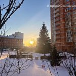 Морозное солнечное утро