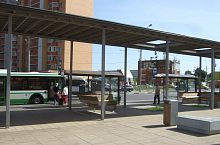  Навес для очереди на 442-й автобус