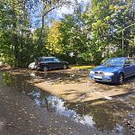 Заасфальтировали площадку, но не придумали ливневки — Краснознаменск