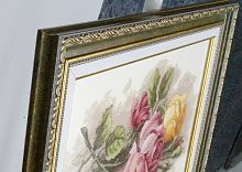 Вышивка розы