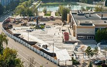 Небольшой фотообзор реконструкции площади Ленина