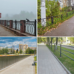 Раньше в Краснознаменске даже ограждения радовали глаз