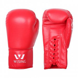 Боксерские перчатки WESING ( на шнуровке)