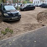 Жителям Парковая 6 проход будет перекрыт грязью и огромной лужей?